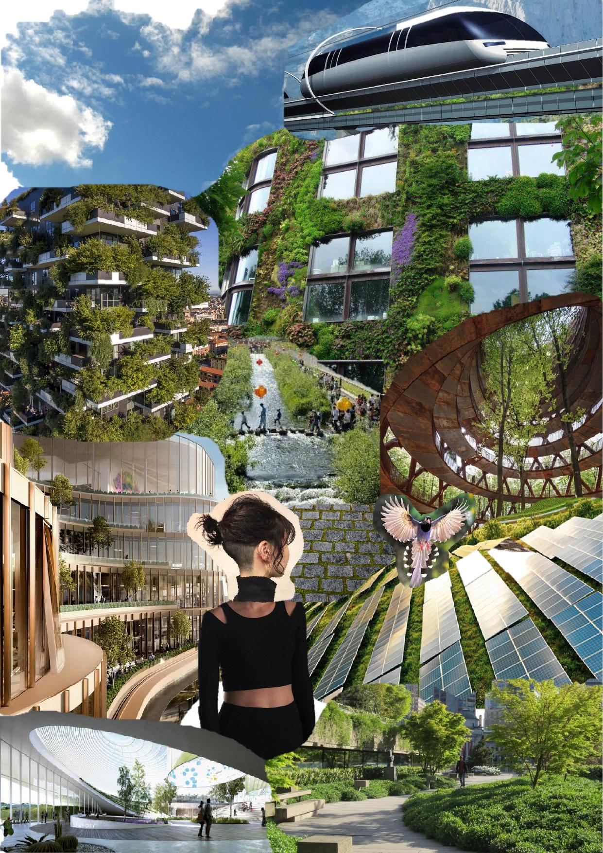 ※Elena's vision of 2050 — a collage