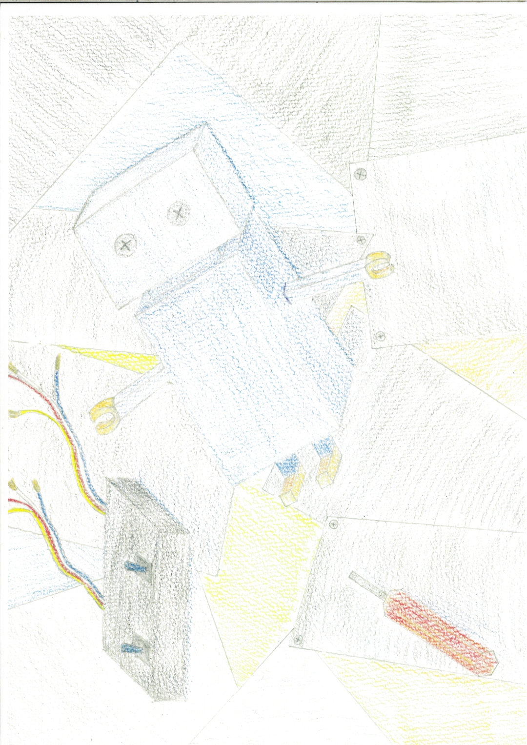 日本のα世代が描いたAIロボット(3) - 手作り感のある箱型ロボット