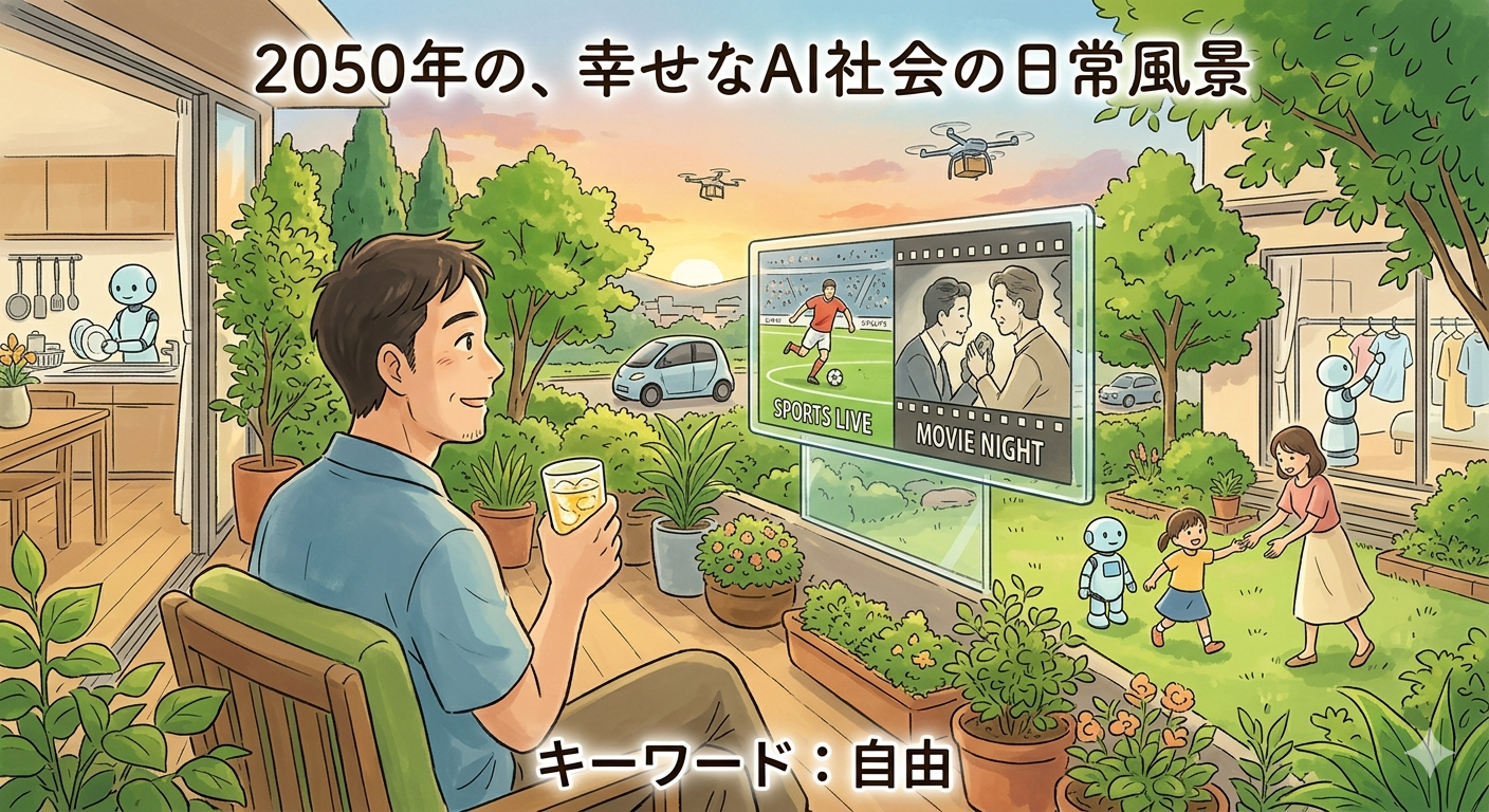 2班 - 2050年の幸せなAI社会