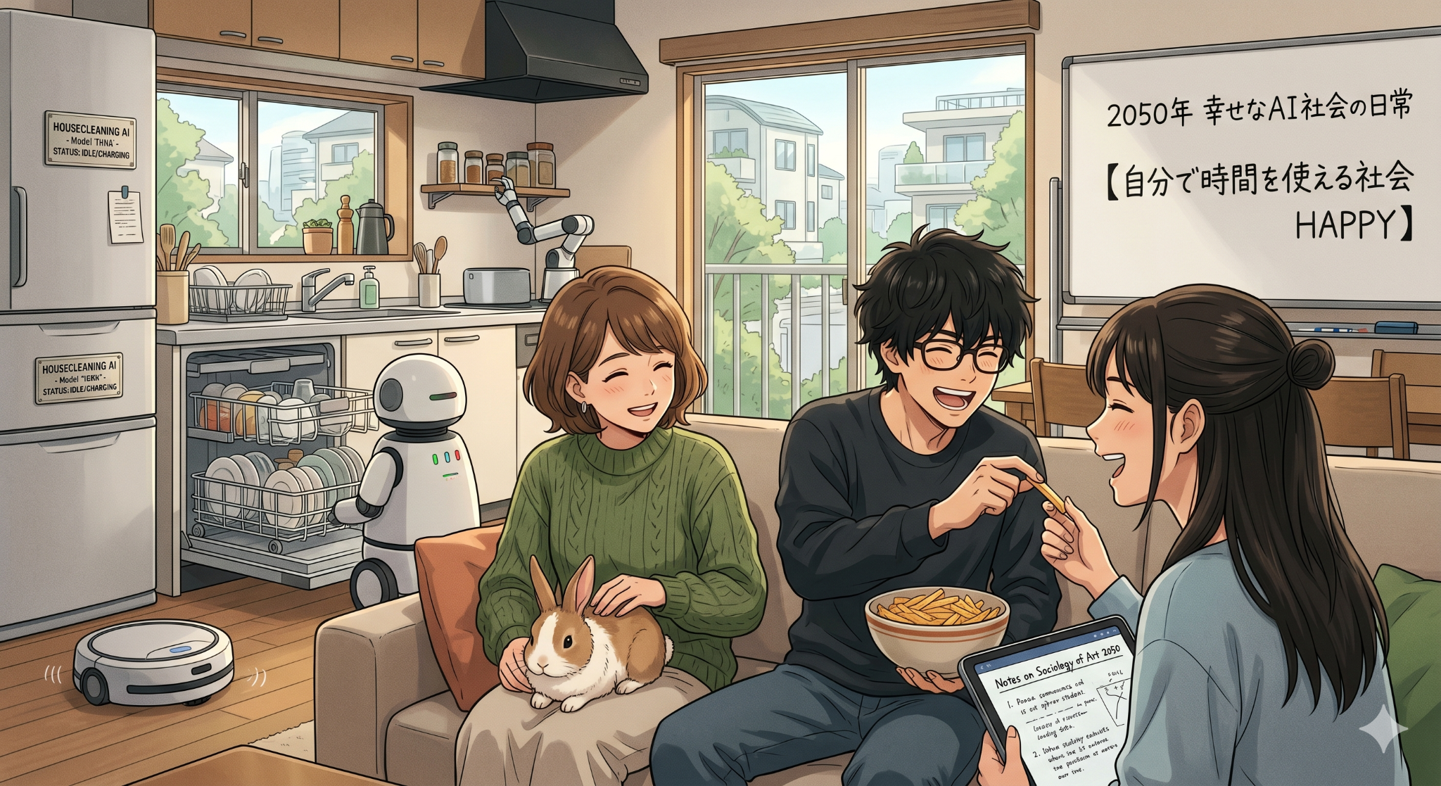 3班 - 2050年の幸せなAI社会