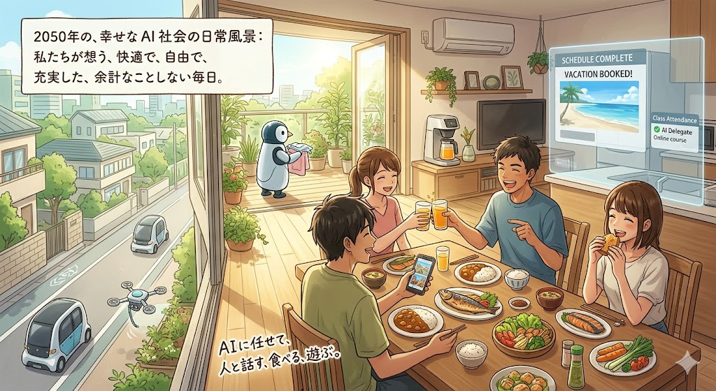4班 - 2050年の幸せなAI社会