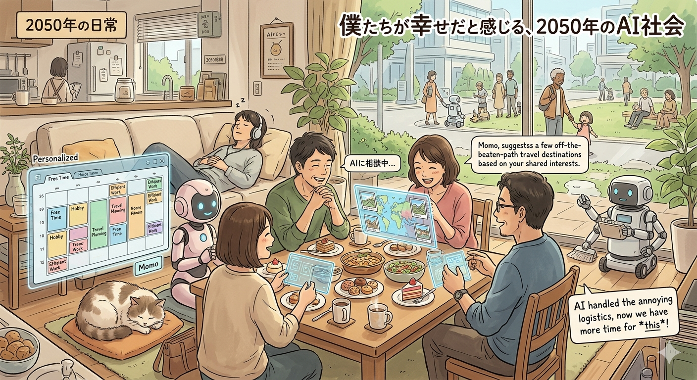 6班 - 2050年の幸せなAI社会